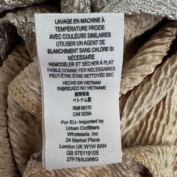 Free People Gold Moonage Daydream Bodycon Mini Dress - Picture 9 of 12